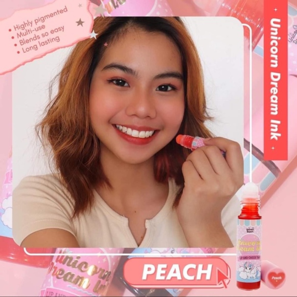 Unicorn Dream Ink in Peach 🍑 by Dream Face